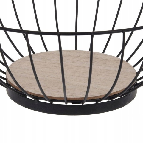 FRUIT BASKET METAL DIA28XH12CM