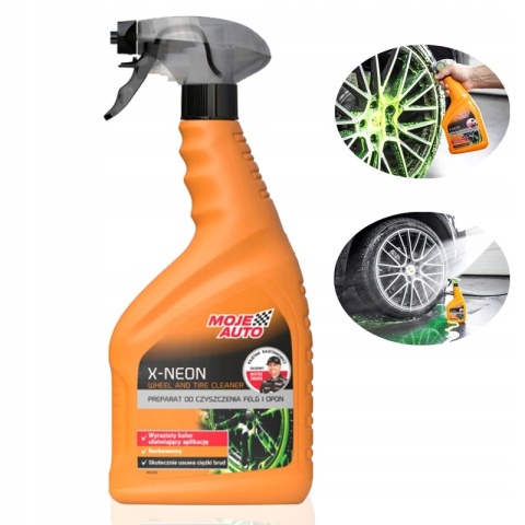MOJE AUTO - Preparat do felg i opon X-NEON 750ml - Atomizer