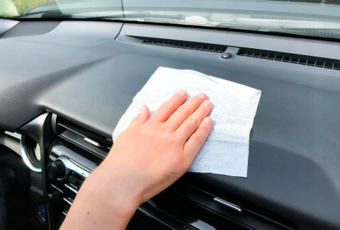 MOJE AUTO Ściereczki do Kokpitu Błyszczące - Wanilia - 24 szt.