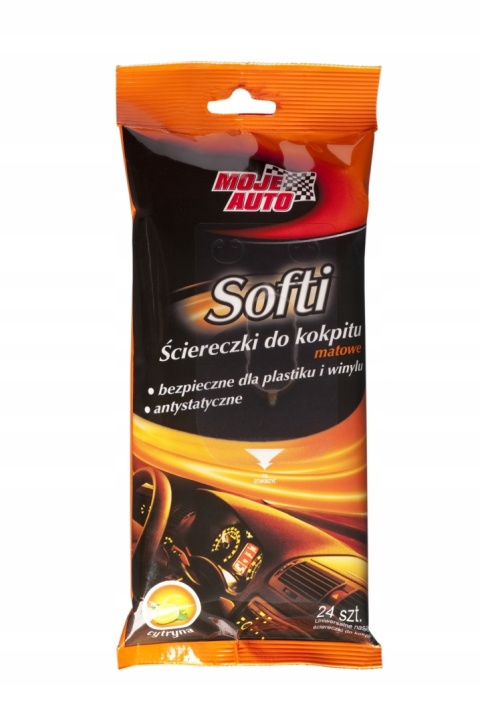 MOJE AUTO - Softi - Ściereczki do Kokpitu Matowe 24 szt.