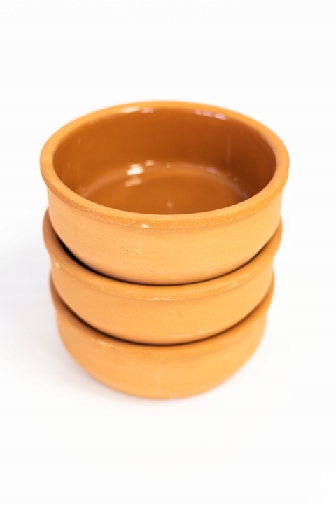 Naczynia do zapiekania żaroodporne 3 miseczki zestaw TERRACOTTA