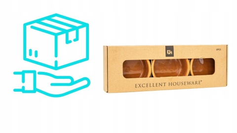 Naczynia do zapiekania żaroodporne 3 miseczki zestaw TERRACOTTA