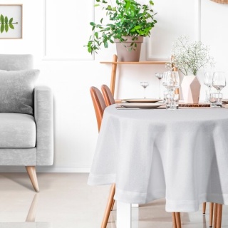 OBRUS DEKORACYJNY CHO/BIANCA/2/B 120 RD