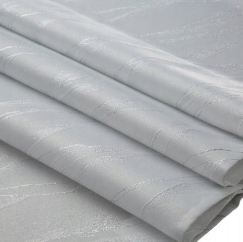 OBRUS DEKORACYJNY CHO/ERIKA/B+SREB 140X180 B+SREB