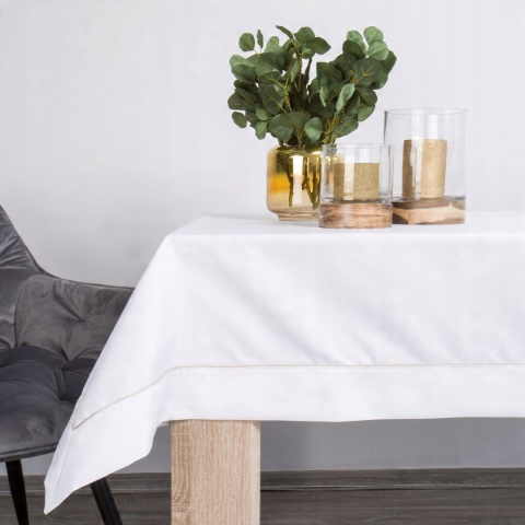 OBRUS DEKORACYJNY CHO/MADELE/B+ZŁ 140X180