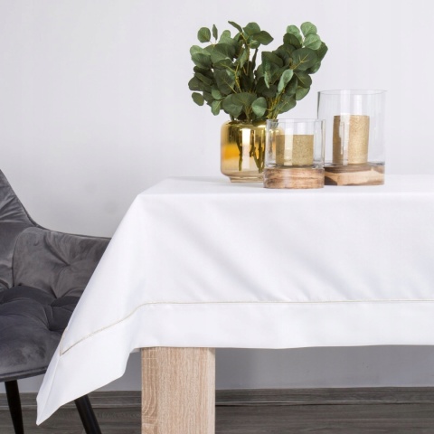 OBRUS DEKORACYJNY CHO/MADELE/B+ZŁ 140X180