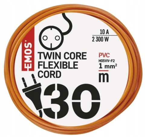 PRZEDŁUŻACZ 1G 30M BEZ UZIEM.