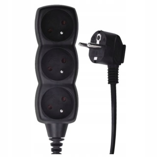 PRZEDŁUŻACZ 3G 1,5M/CZARNY