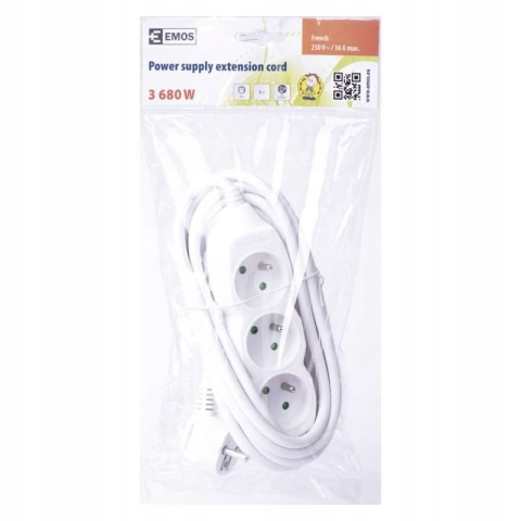 PRZEDŁUŻACZ 3G 3M 1,5mm2