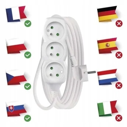 PRZEDŁUŻACZ 3g 5m 1,5mm2