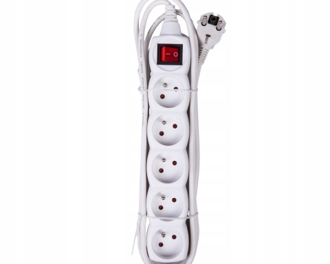 PRZEDŁUŻACZ 5G 3m Z WYŁĄCZNIKIEM