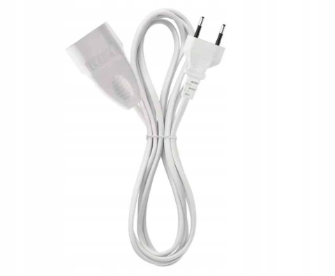 PRZEDŁUŻACZ DWUŻYŁOWY 1G 3M 2,5A