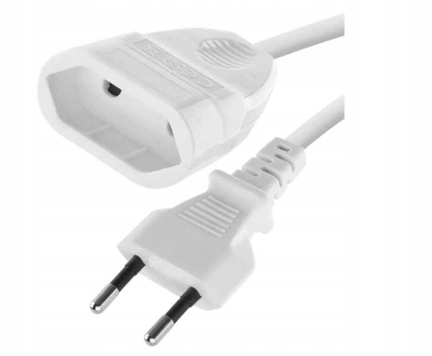 PRZEDŁUŻACZ DWUŻYŁOWY 1G 3M 2,5A