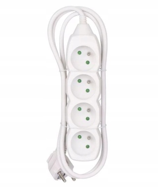 PRZEDŁUŻACZ Z UZIEMIENIEM / 4G / 10M