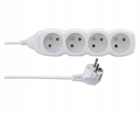 PRZEDŁUŻACZ Z UZIEMIENIEM / 4G / 10M