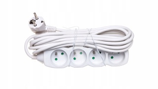 PRZEDŁUŻACZ Z UZIEMIENIEM / 4G / 5M