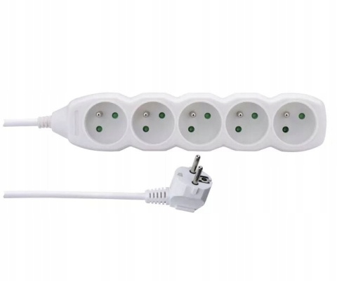 PRZEDŁUŻACZ Z UZIEMIENIEM / 5G / 7M