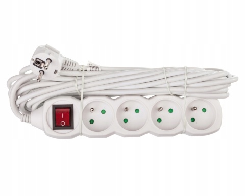 PRZEDŁUŻACZ Z UZIEMIENIEM / Z WYŁ. / 4G / 7M