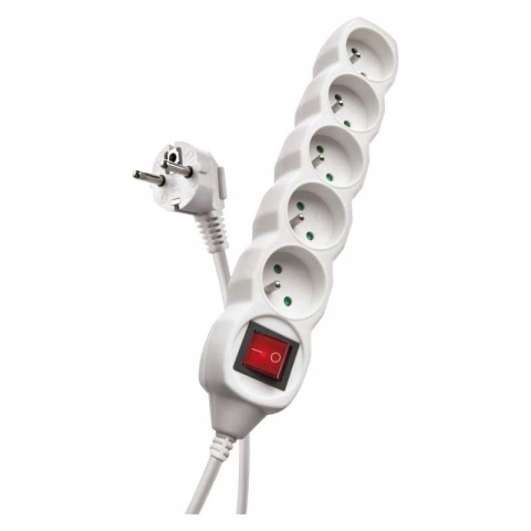 PRZEDŁUŻACZ Z UZIEMIENIEM / Z WYŁ. / 5G / 7M