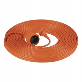 Przedłużacz PVC IP 20 30m 1x2P, OMY 2x1mm2 GES-3/30M