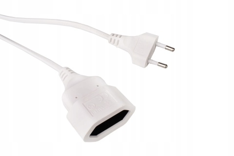 Przedłużacz domowy 1,5m 1x2P,H03VV-F 2x0,75