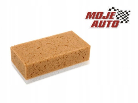 VIRAGE- Gąbka Samochodowa Prostokątna Dwustronna Brązowa