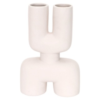 Wazon ceramiczny biały nowoczesny modern 17x25cm