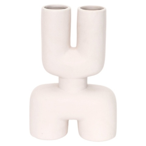 Wazon ceramiczny biały nowoczesny modern 17x25cm