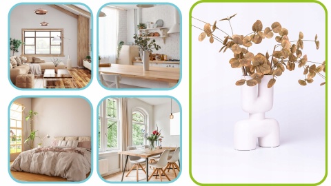 Wazon ceramiczny biały nowoczesny modern 17x25cm