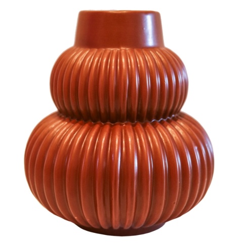 Wazon ceramiczny terracotta boho 18x20cm ozdoba