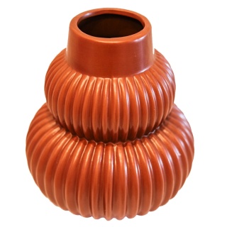 Wazon ceramiczny terracotta boho 18x20cm ozdoba