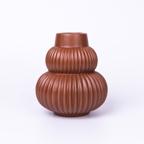 Wazon ceramiczny terracotta boho 18x20cm ozdoba