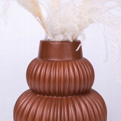 Wazon ceramiczny terracotta boho 18x20cm ozdoba