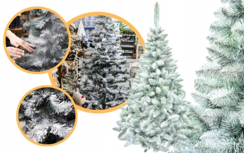 Choinka Sosna Lux Ośnieżona 220cm /BA