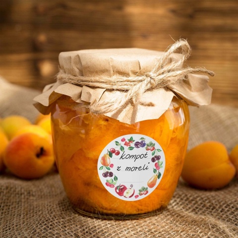 Etykiety okrągłe fi 50mm zakrętki/słoiki - 20szt660052