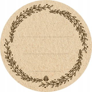 Etykiety okrągłe fi 66,5mm zakrętki/słoiki - 20szt 660050