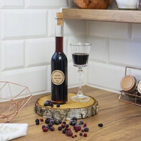 Etykiety okrągłe fi 66,5mm zakrętki/słoiki - 20szt 660050