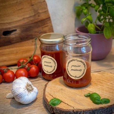 Etykiety okrągłe fi 66,5mm zakrętki/słoiki - 20szt 660050