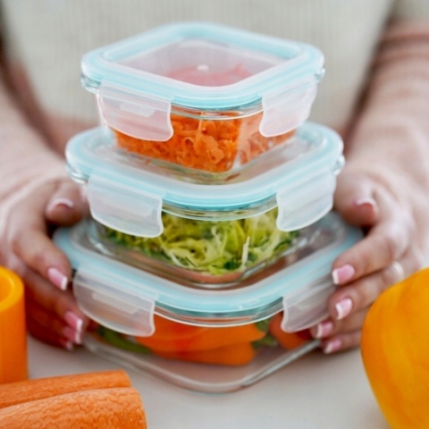 K NIGHOFFER LARGO KOMPLET POJEMNIKÓW BOROKRZEMOWYCH 300/500/800ML POKRYWA PP USZCZELKA SILICO KW