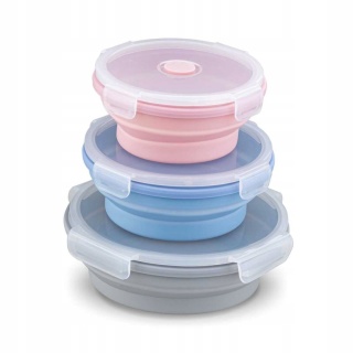 K nigHOFFER ZESTAW 3 SKŁADANYCH POJEMNIKÓW OPTIMA 0,5L+0,75L+1,1L