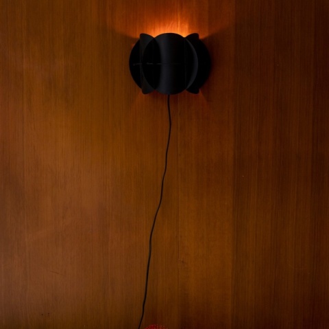 Lampa ścienna Corridor czarna 27cm Dutchbone