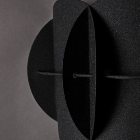 Lampa ścienna Corridor czarna 27cm Dutchbone