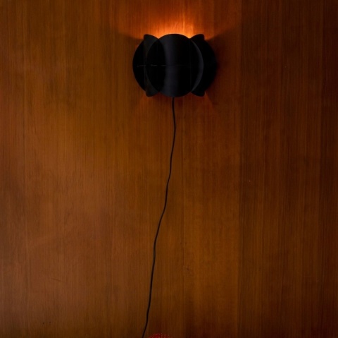 Lampa ścienna Corridor czarna 27cm Dutchbone