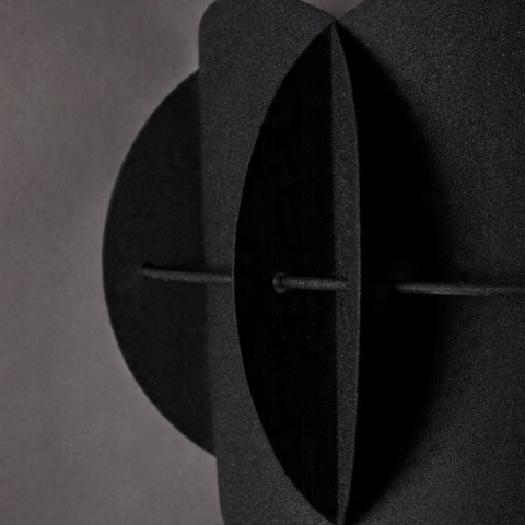 Lampa ścienna Corridor czarna 27cm Dutchbone