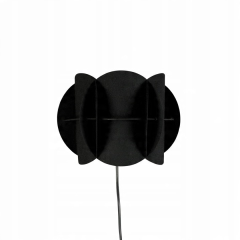 Lampa ścienna Corridor czarna 27cm Dutchbone