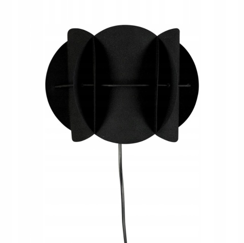 Lampa ścienna Corridor czarna 27cm Dutchbone