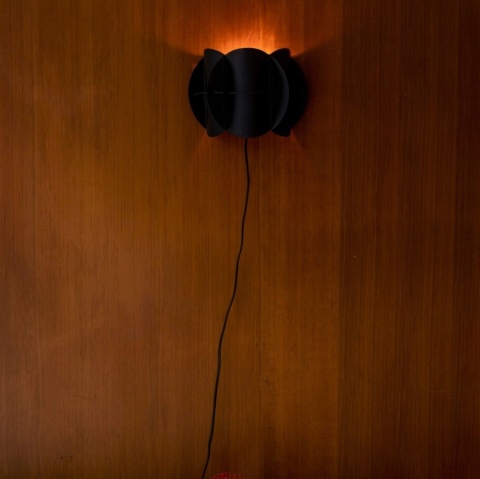 Lampa ścienna Corridor czarna 27cm Dutchbone