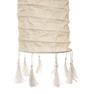 Lampion wiszący solarny biały BOHO 102 cm Lumineo