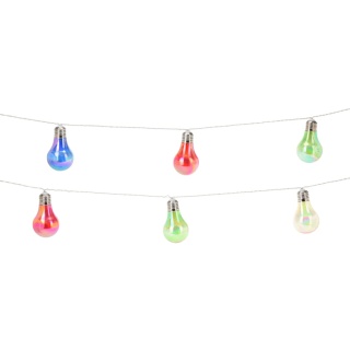 Łańcuch świetlny z kolorowymi żarówkami LED 10 szt
