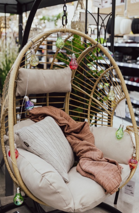 Łańcuch świetlny z kolorowymi żarówkami LED 10 szt